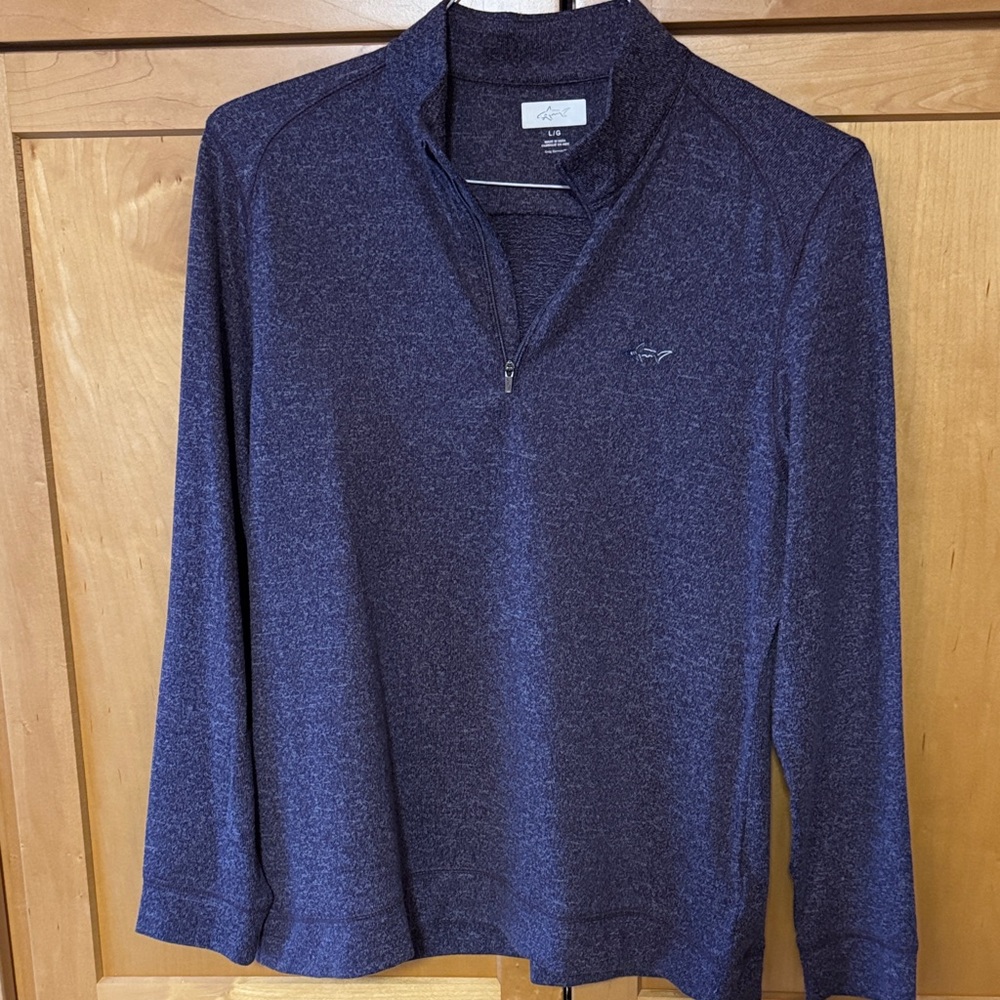 Greg Norman Collection Purple Knit Pullover